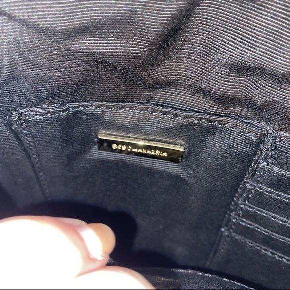 BCBGMaxArzia Pink Purple Snakeskin Leather Envelope Clutch - Picture 8 of 10